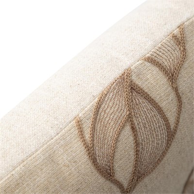 Mudo Home Alisa Floral Kirlent Bej 45x45 Cm