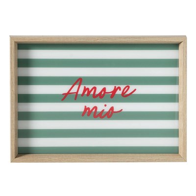 Mudo Home Amore Mio Dekorati̇f Tepsi̇ 31x42 Cm