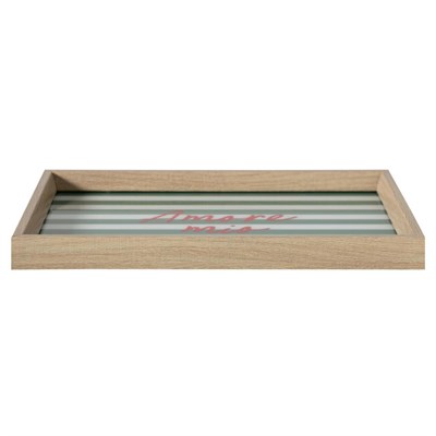Mudo Home Amore Mio Dekorati̇f Tepsi̇ 31x42 Cm