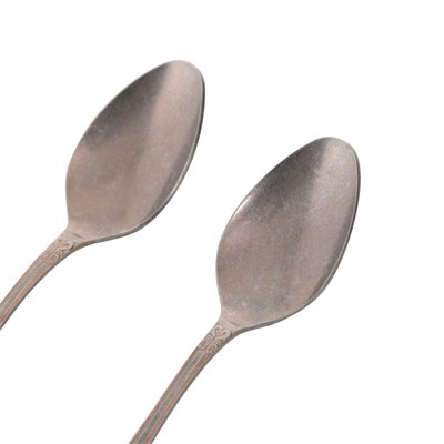 Mudo Home Antique Steel Gold Yemek Kaşiği 2 Li̇ Set