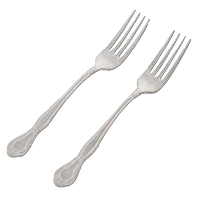Mudo Home Antique Steel Yemek Çatali 2 Li̇ Set