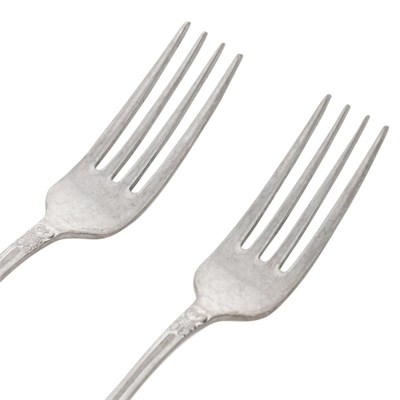 Mudo Home Antique Steel Yemek Çatali 2 Li̇ Set