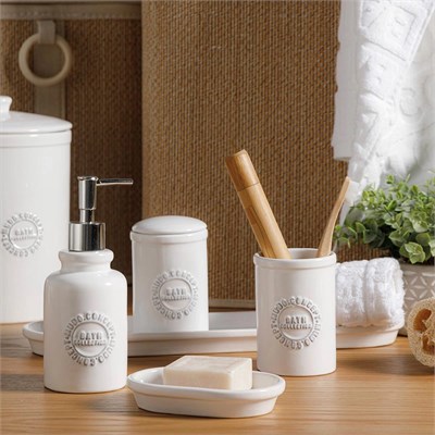 Mudo Home Barnes 5li̇ Kutulu Banyo Seti̇ Beyaz