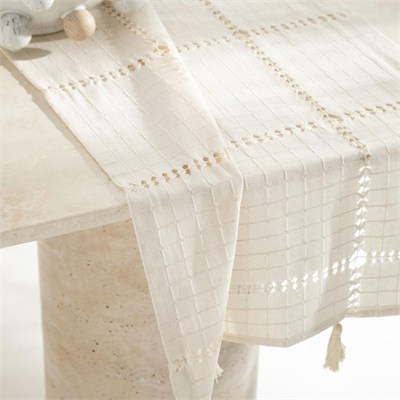 Mudo Home Belo Runner Ekru 50x130 Cm