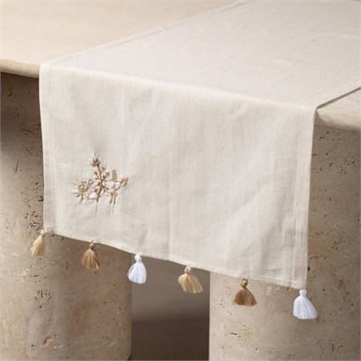 Mudo Home Bessy Nakişli Runner Ekru 50x130 Cm