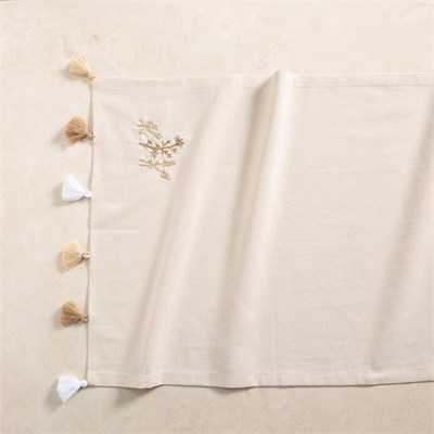 Mudo Home Bessy Nakişli Runner Ekru 50x130 Cm