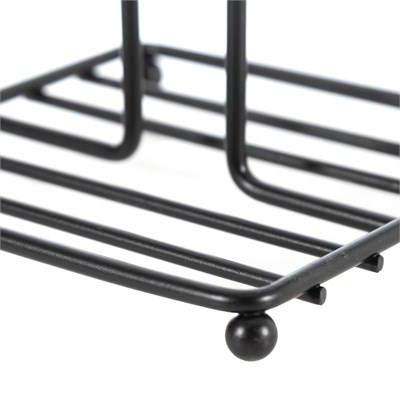 Mudo Home Black Metal Kağit Havluluk