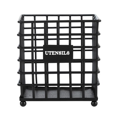 Mudo Home Black Metal Kaşiklik