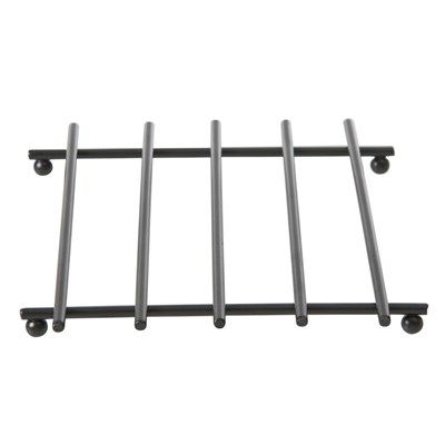 Mudo Home Black Metal Ni̇hale 20x20 Cm