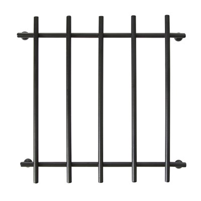 Mudo Home Black Metal Ni̇hale 20x20 Cm