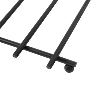 Mudo Home Black Metal Ni̇hale 20x20 Cm