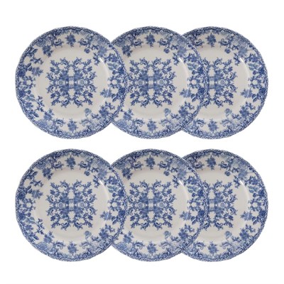 Mudo Home Blue Dream Servi̇s Tabaği Seti̇ 6li-26 Cm