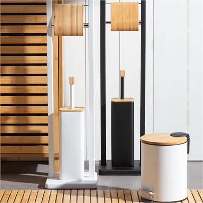 Mudo Home Boho Tuvalet Firçalik&kağitlik Beyaz