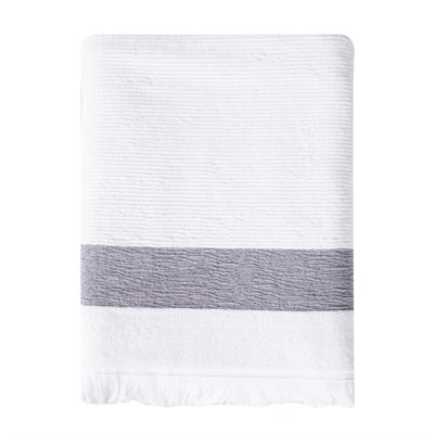 Mudo Home Borla Beyaz Banyo Havlusu 90x150