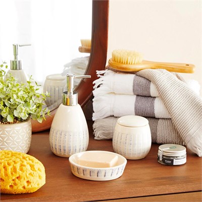 Mudo Home Borla Beyaz El Havlusu 30x50 Cm