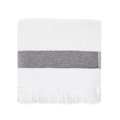 Mudo Home Borla Beyaz Yüz Havlusu 50x80 Cm