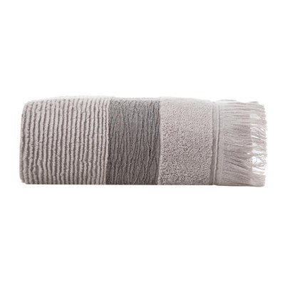 Mudo Home Borla Gri̇ Yüz Havlusu 50x80 Cm
