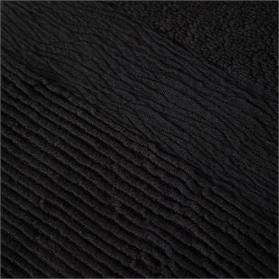 Mudo Home Borla Si̇yah Yüz Havlusu 50x80