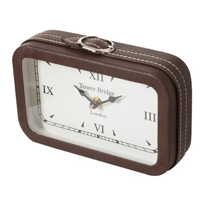 Mudo Home Brown Class Masa Saati̇ 21x14 Cm