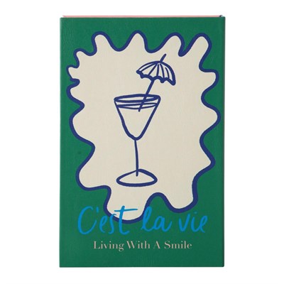 Mudo Home Cest La Vie Ki̇tap Kutu 19x30 Cm