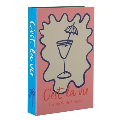 Mudo Home Cest La Vie Ki̇tap Kutu 19x30 Cm