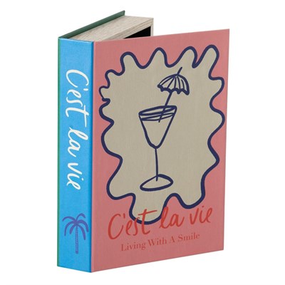 Mudo Home Cest La Vie Ki̇tap Kutu 19x30 Cm