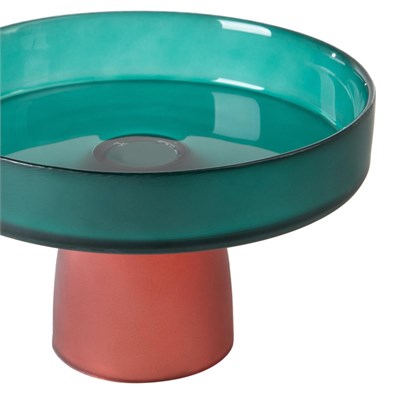Mudo Home Colors Ayakli Cam Sunum 18cm- Yeşi̇l