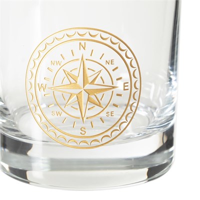 Mudo Home Compass Vi̇ski̇ Bardaği Gold 300 Ml