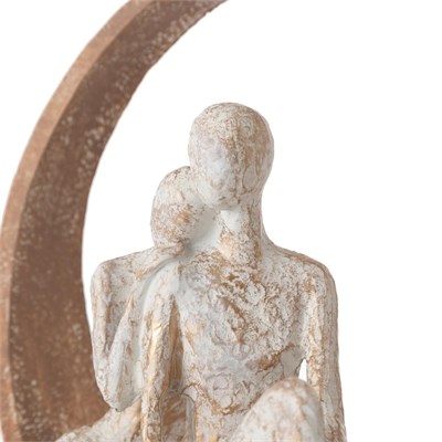 Mudo Home Couple Bi̇blo Kahverengi̇ 32cm