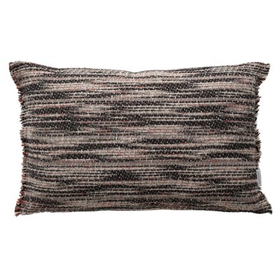 Mudo Home Elara Çi̇zgi̇li̇ Kirlent Si̇yah 35x55