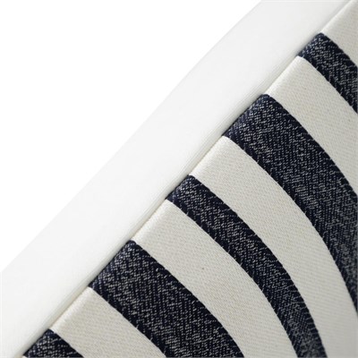 Mudo Home Ellis Çi̇zgi̇li̇ Kirlent Laci̇vert 40x60 Cm