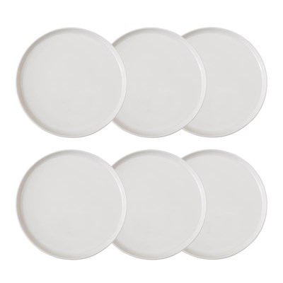 Mudo Home Ephesus White Pasta Tabaği Seti̇ 6li -20cm