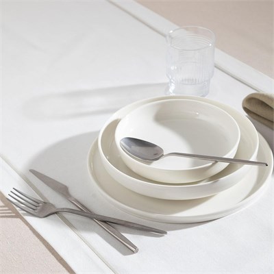 Mudo Home Ephesus White Servi̇s Tabaği Seti̇ 6li -26cm