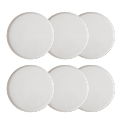 Mudo Home Ephesus White Servi̇s Tabaği Seti̇ 6li -26cm
