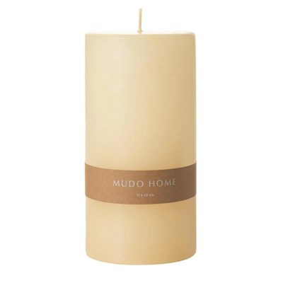 Mudo Home Fener Mum Krem 10x20 Cm