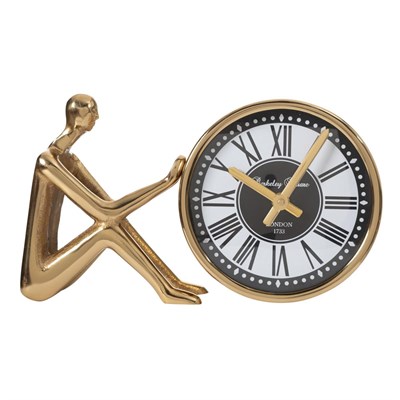 Mudo Home Golden Man Masa Saati̇ 27x16 Cm