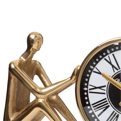 Mudo Home Golden Man Masa Saati̇ 27x16 Cm