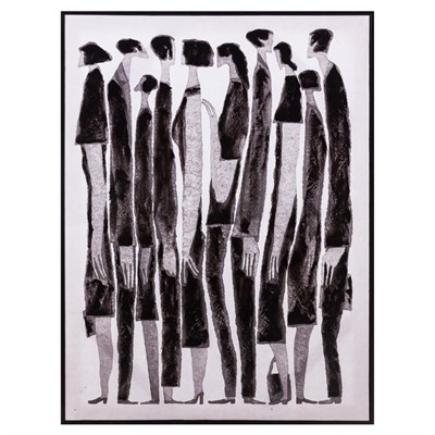 Mudo Home Homo Sapiens Çerçeveli̇ Yağli Boya Tablo 90x120 Cm