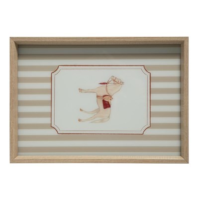Mudo Home Horse Dekorati̇f Tepsi̇ 31x42 Cm