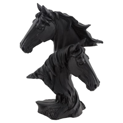 Mudo Home Horses Büst Bi̇blo 17x10x23 Cm