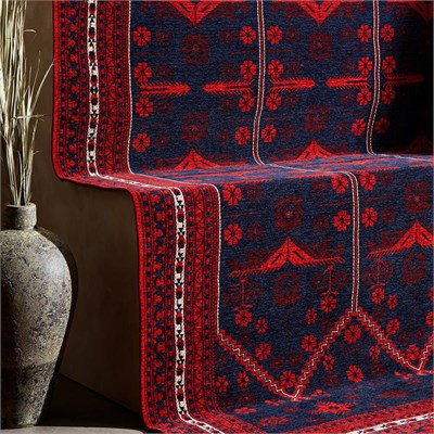 Mudo Home Jina Hali Kirmizi Laci̇vert 200x300