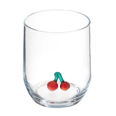Mudo Home Ki̇raz Fi̇gürlü Cam Bardak 205 Ml