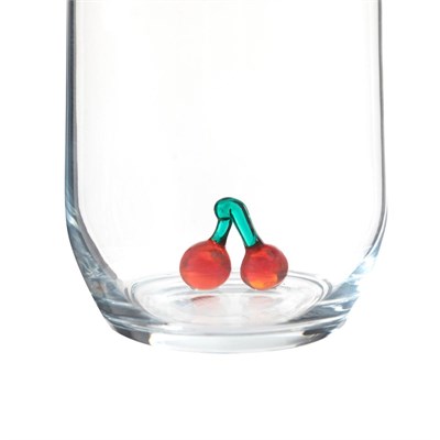 Mudo Home Ki̇raz Fi̇gürlü Cam Bardak 205 Ml
