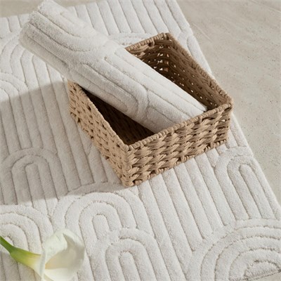 Mudo Home Laris 2li̇ Banyo Paspas Seti̇ Ekru