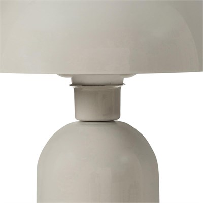 Mudo Home Lento Abajur 25x40cm Gri̇