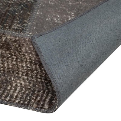 Mudo Home Li̇ma Gri̇ Patchwork Ki̇li̇m 80x150 Cm