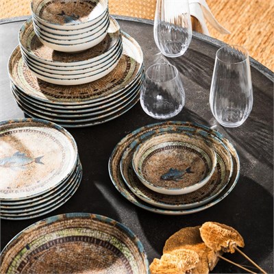 Mudo Home Li̇ma Pasta Tabaği Seti̇ 21cm -6li