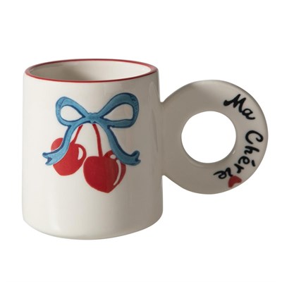 Mudo Home Lismore Kupa Beyaz 14 Cm 300ml