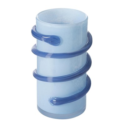 Mudo Home Loops Blue Vazo 12x13x21 Cm