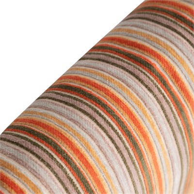 Mudo Home Luisa Kirlent Çi̇zgi̇li̇ Turuncu 35x55